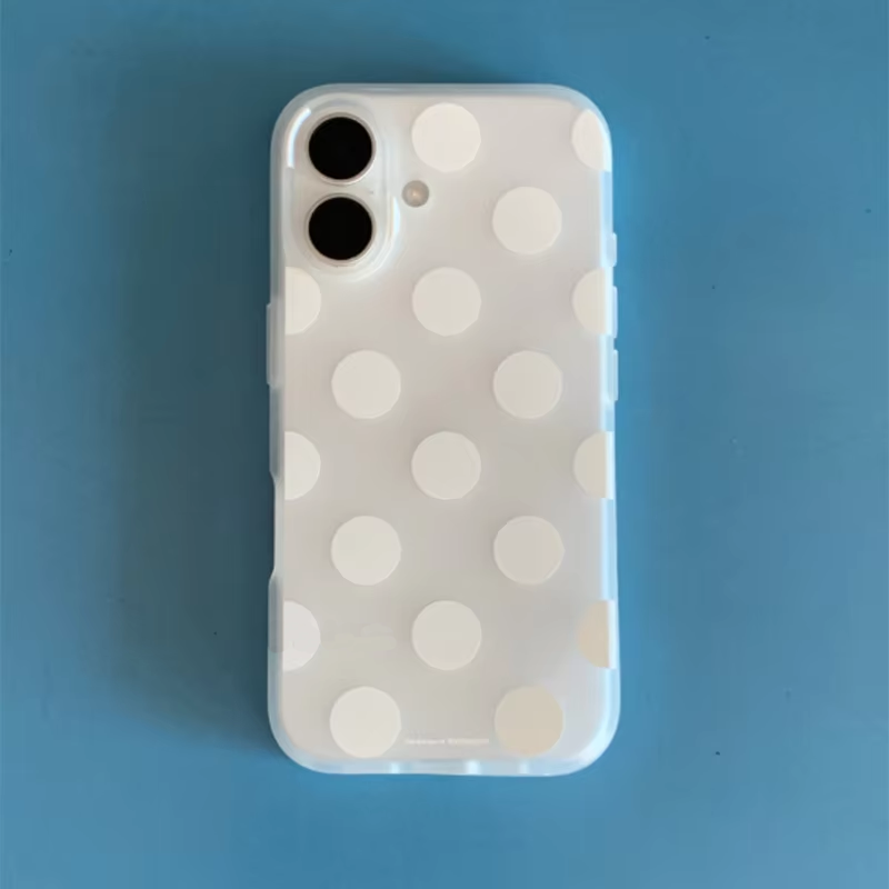 Korean White Polka Dots Froste - огляд і ціна Phone Cases Xr Iphone