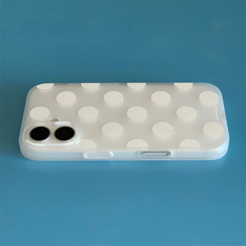 Korean White Polka Dots Froste - огляд і ціна Phone Cases Xr Iphone