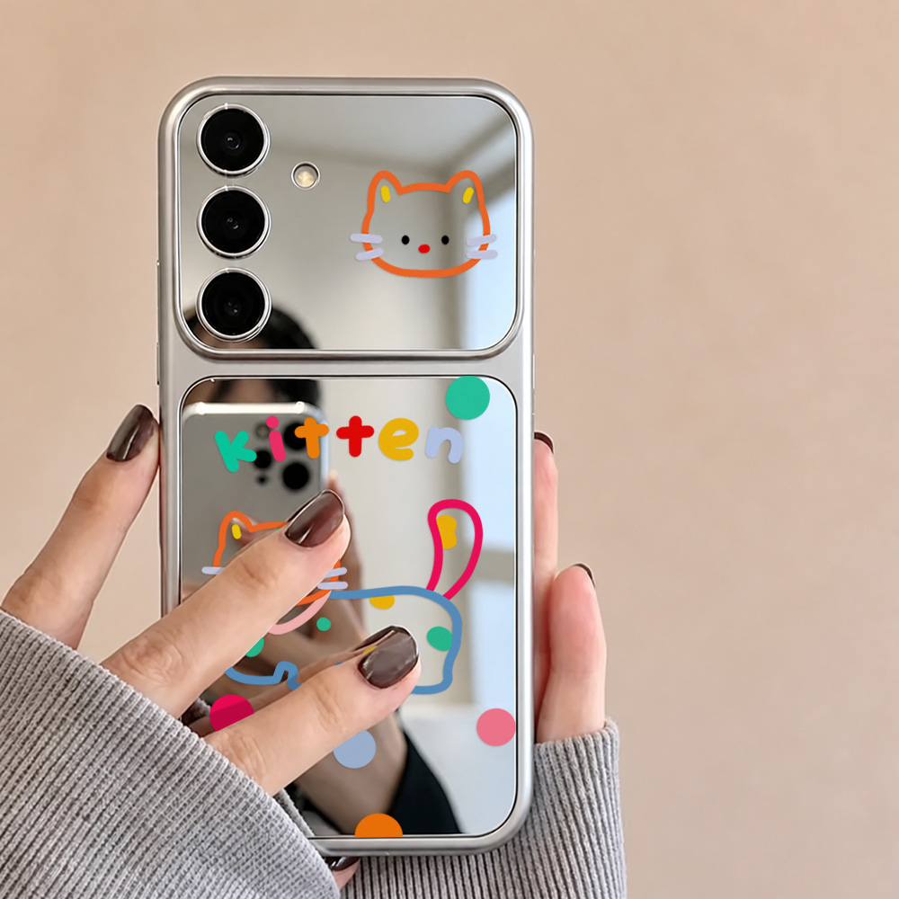 Cute Cat Mirror Case with Phon - огляд і ціна Phone Cases Galaxy A16 5G